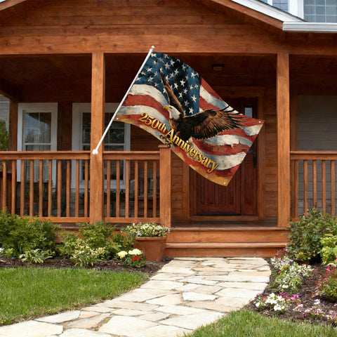 Fvnvsbb patriotic banner elevates yard and balcony displays.