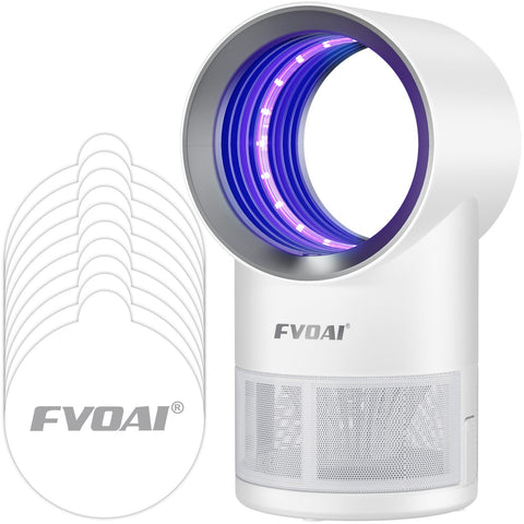 FVOAI fruit fly trap indoors, front view, compact pest control for kitchens.
