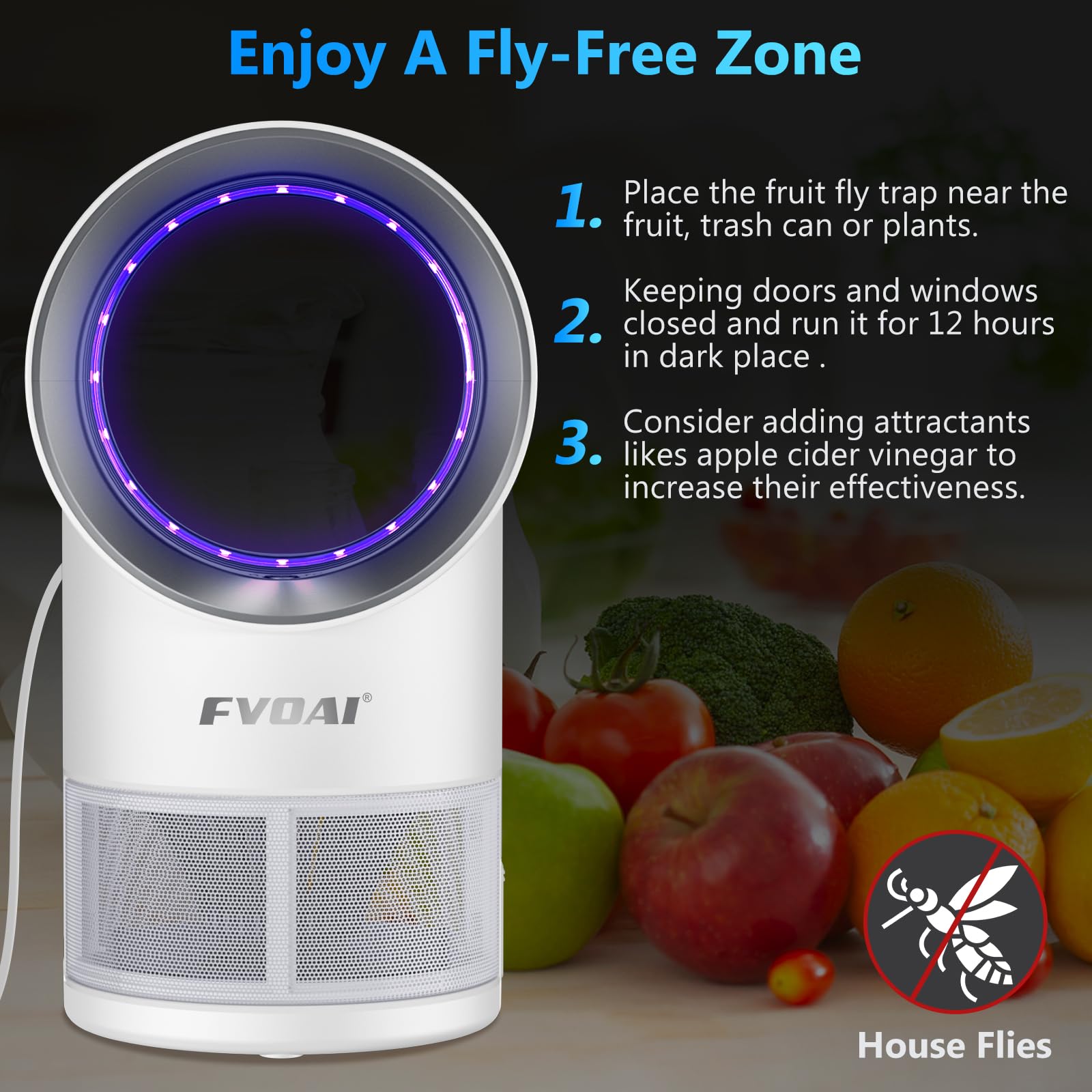 FVOAI stylish-design indoor trap blends with decor.