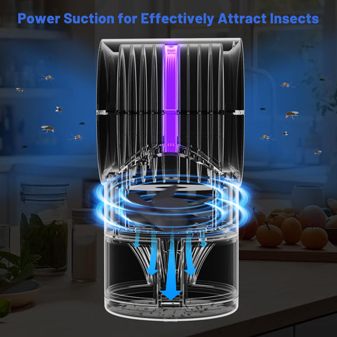 FVOAI indoor fly trap with time-setting control for easy daily use.