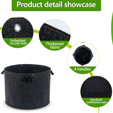FVOTNW porous fabric delivers superior aeration and drainage for roots