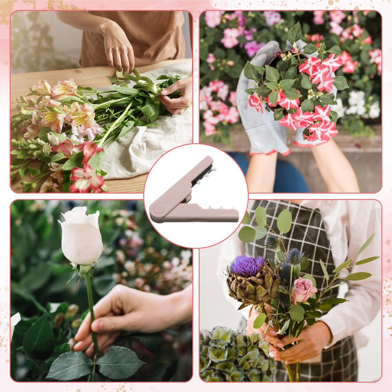 FWYDRJZC Rose Thorn Stripper Tool keeps hands safe during thorny tasks.