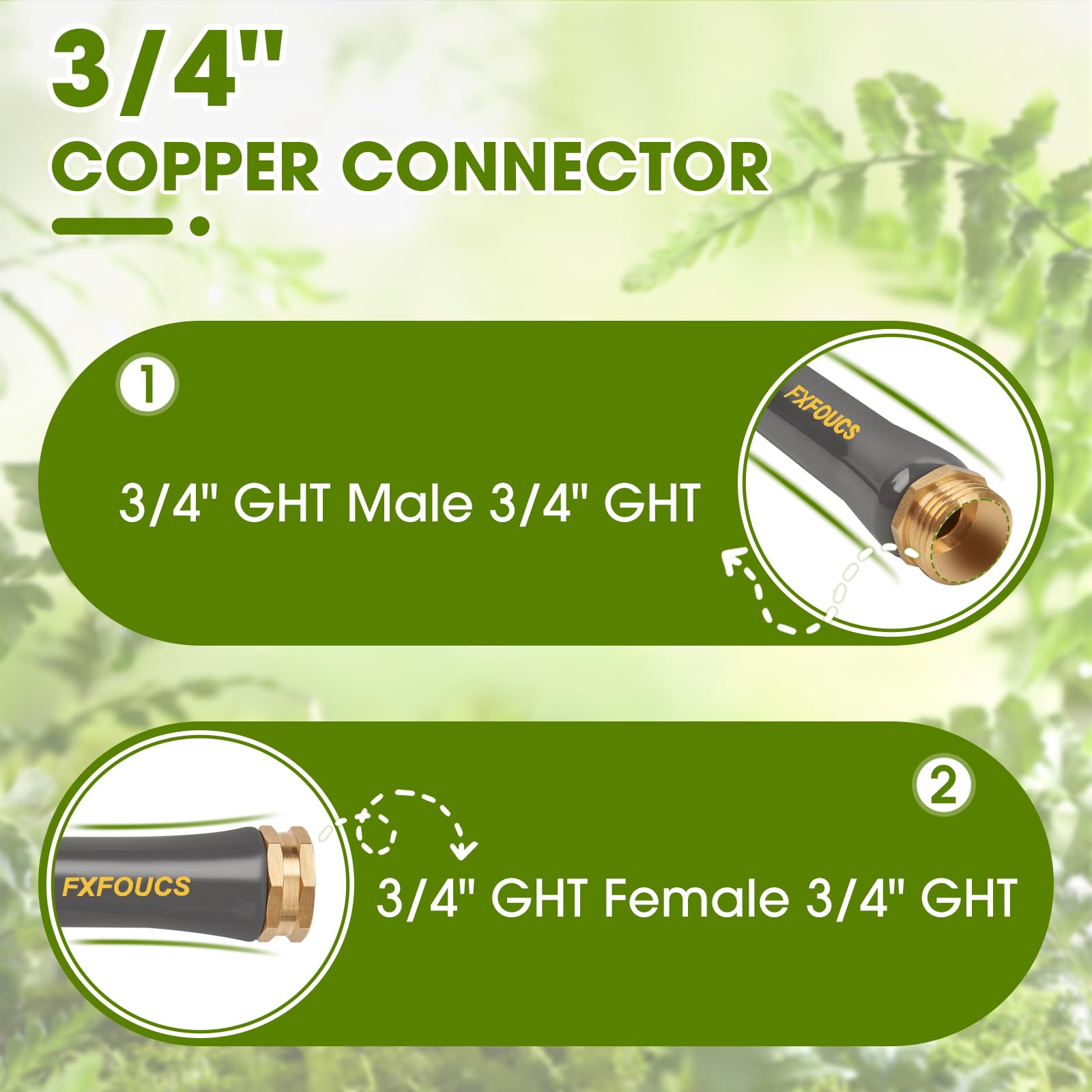 FXFOUCS all-weather hose stays flexible in cold mornings for reliable watering
