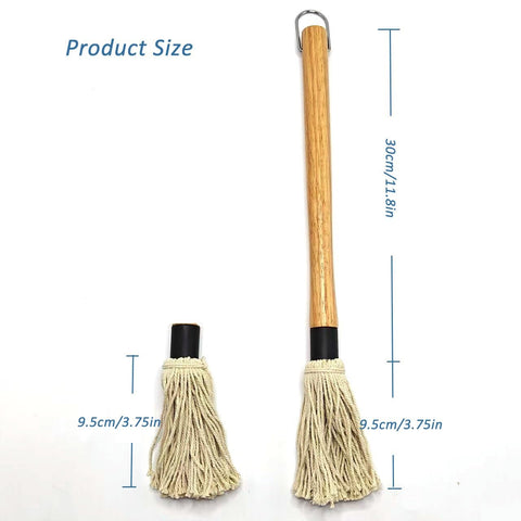 FXFSTEEL ergonomic grip keeps hands safe during basting and mopping tasks