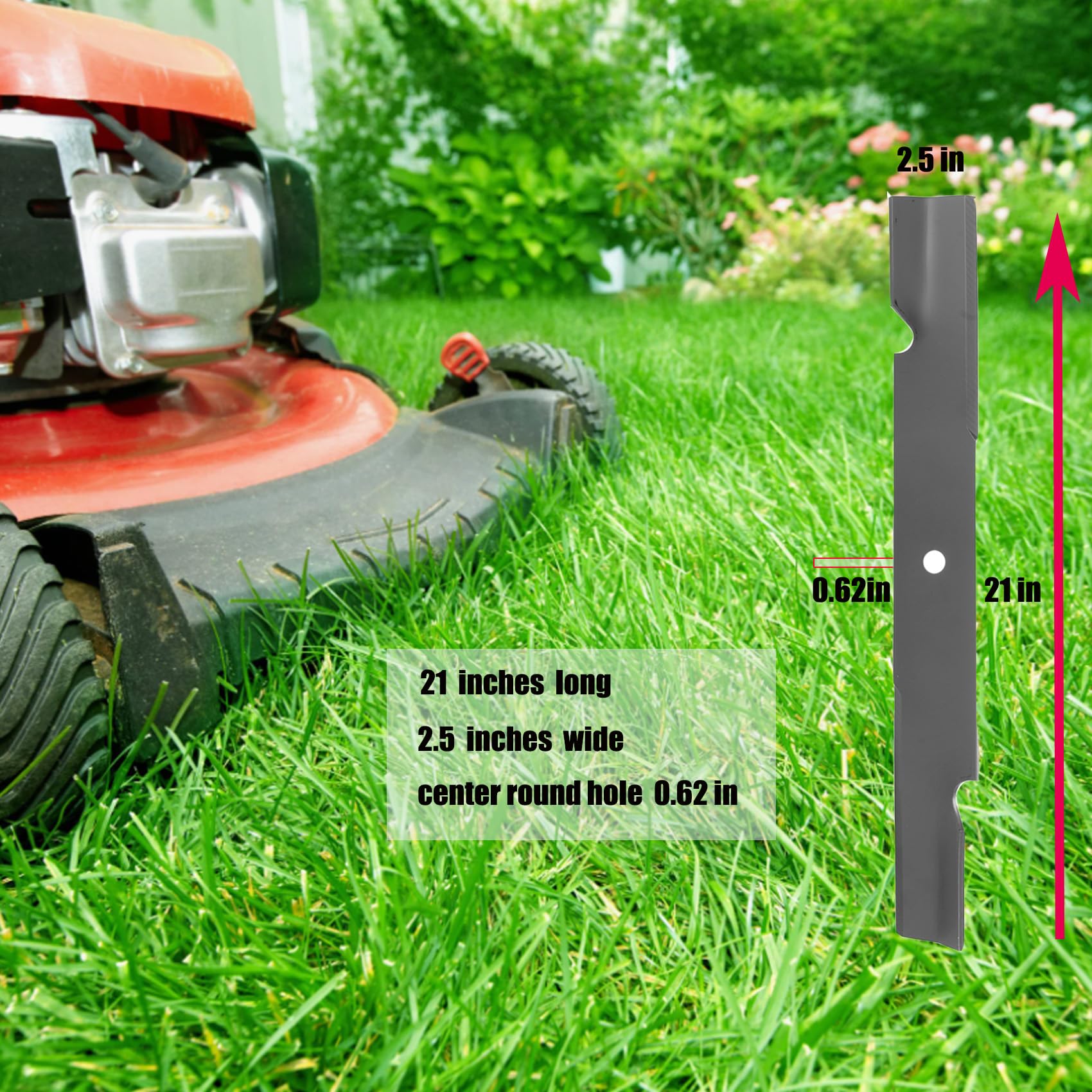 Fxsmgdy 5101755S compatibility diagram highlights 61-inch deck fit.