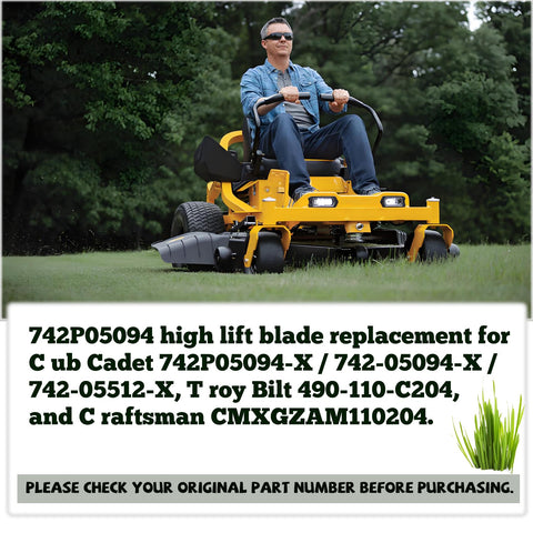 Fxsmgdy compatible with Cub Cadet Enduro XT1-LT50 for a secure fit.