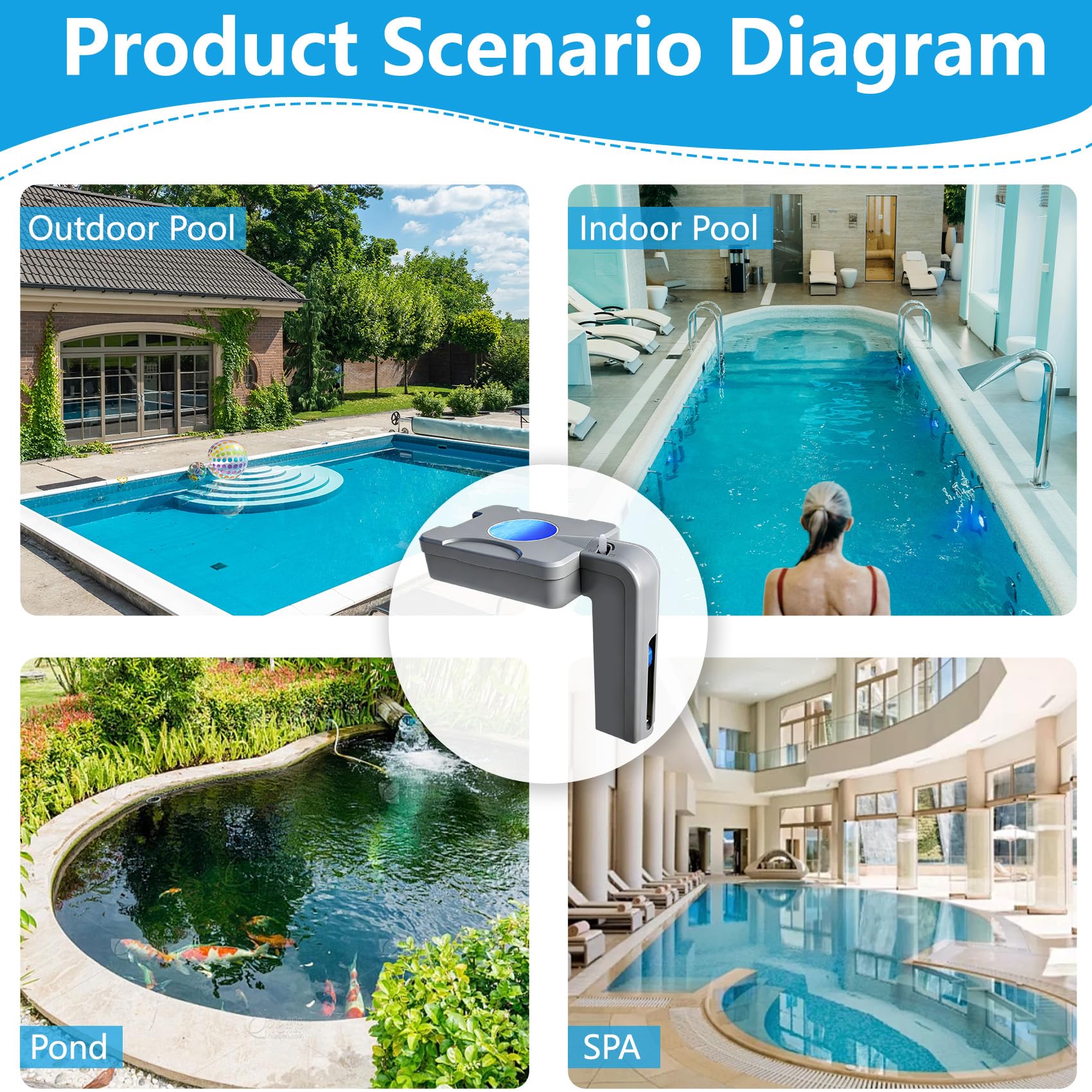 Fxsmgdy pool filler kit includes Teflon tape for leak-free seal.