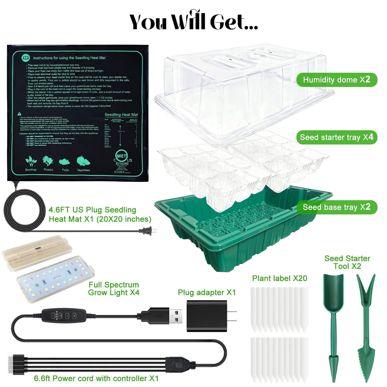 FYLXURO complete accessories pack streamlines seed starting routine