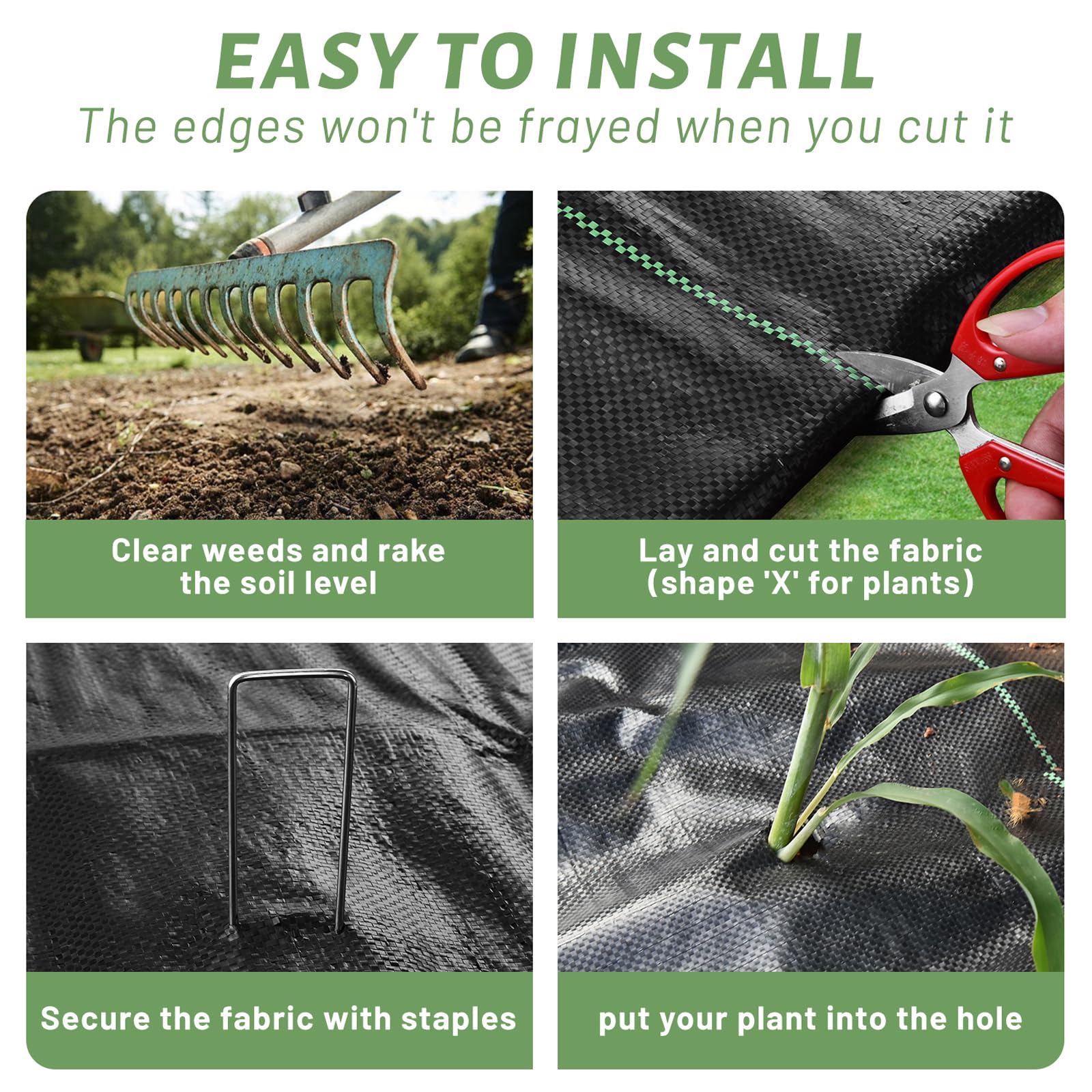 FYFMFER cross-woven breathable mat promotes airflow and moisture exchange for thriving plants