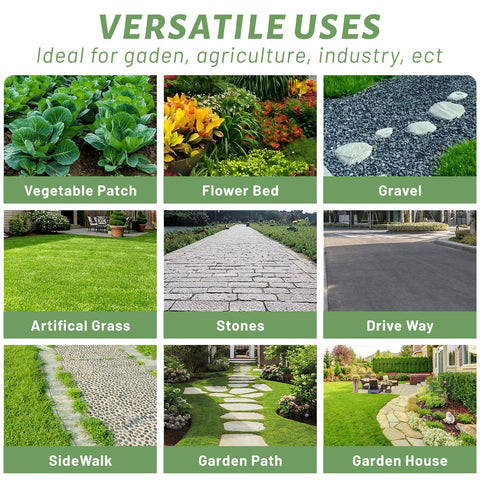 FYFMFER U-shaped stakes and gloves simplify installation on any garden bed