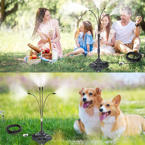 FYHERBS UR FOREST direction-adjustable spray allows targeted cooling.