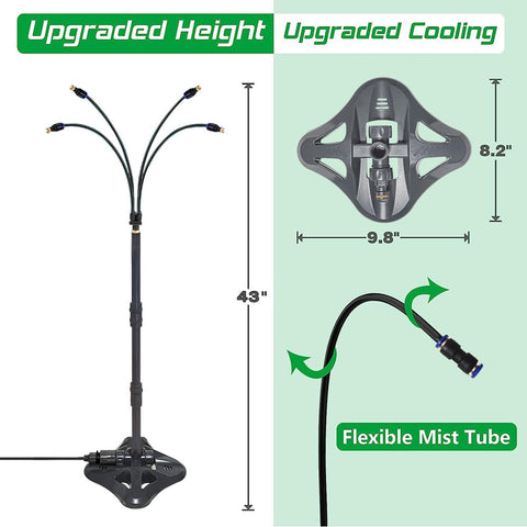 FYHERBS UR FOREST height adjustment demonstrates versatile setup for different spaces.
