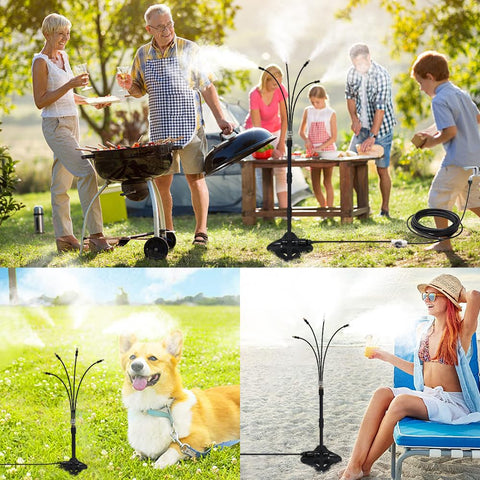 FYHERBS UR FOREST outdoor cooling enhances poolside and garden spaces.