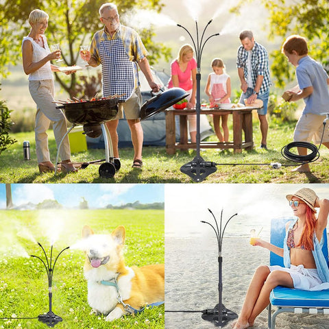 FYHERBS UR FOREST outdoor cooling by poolside enhances summer gatherings.