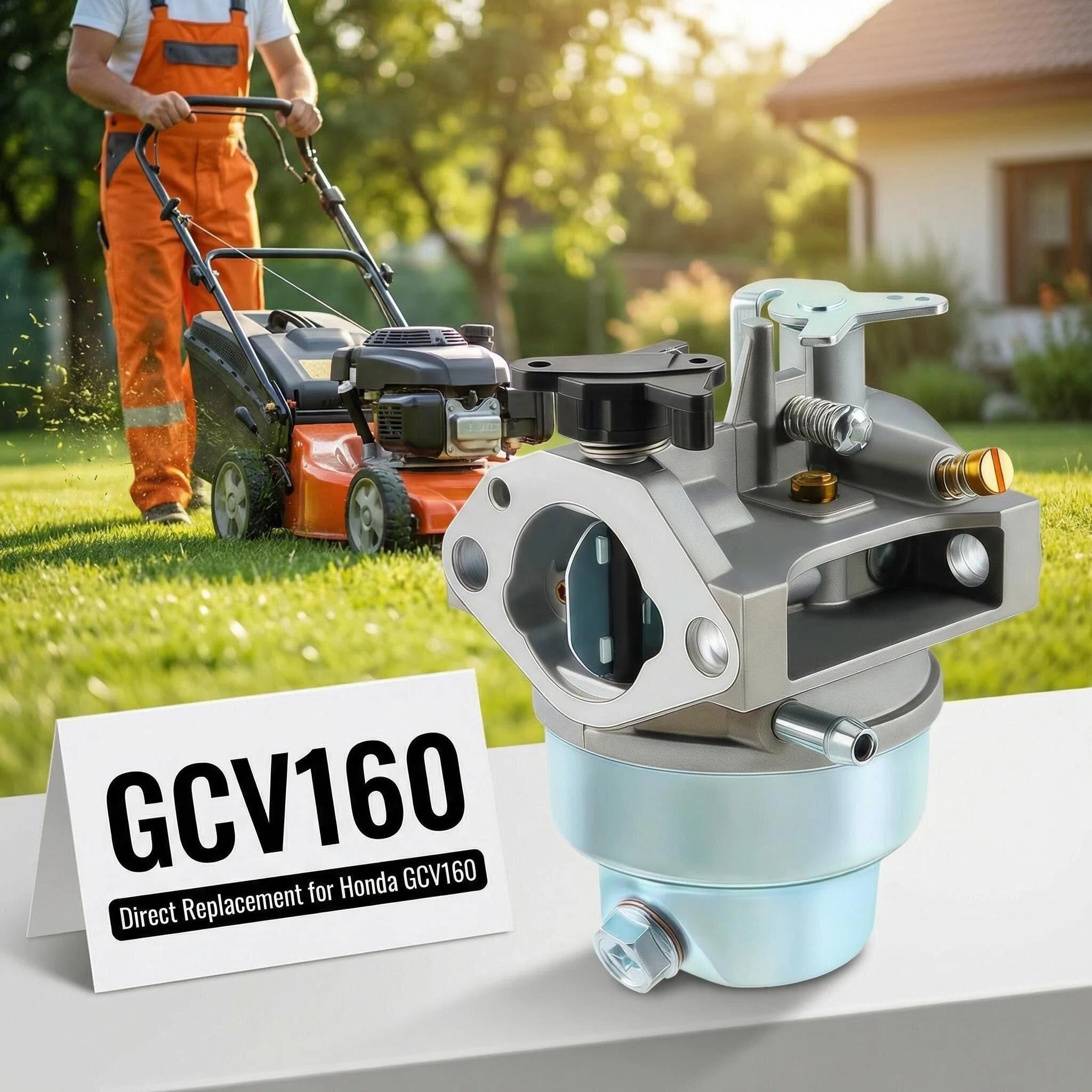 FYIYI GCV160 spark plug close-up supports reliable ignition.