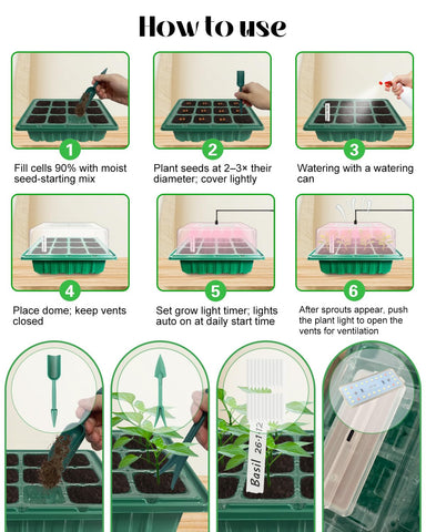 FYLXURO timer-enabled grow lights simplify scheduling