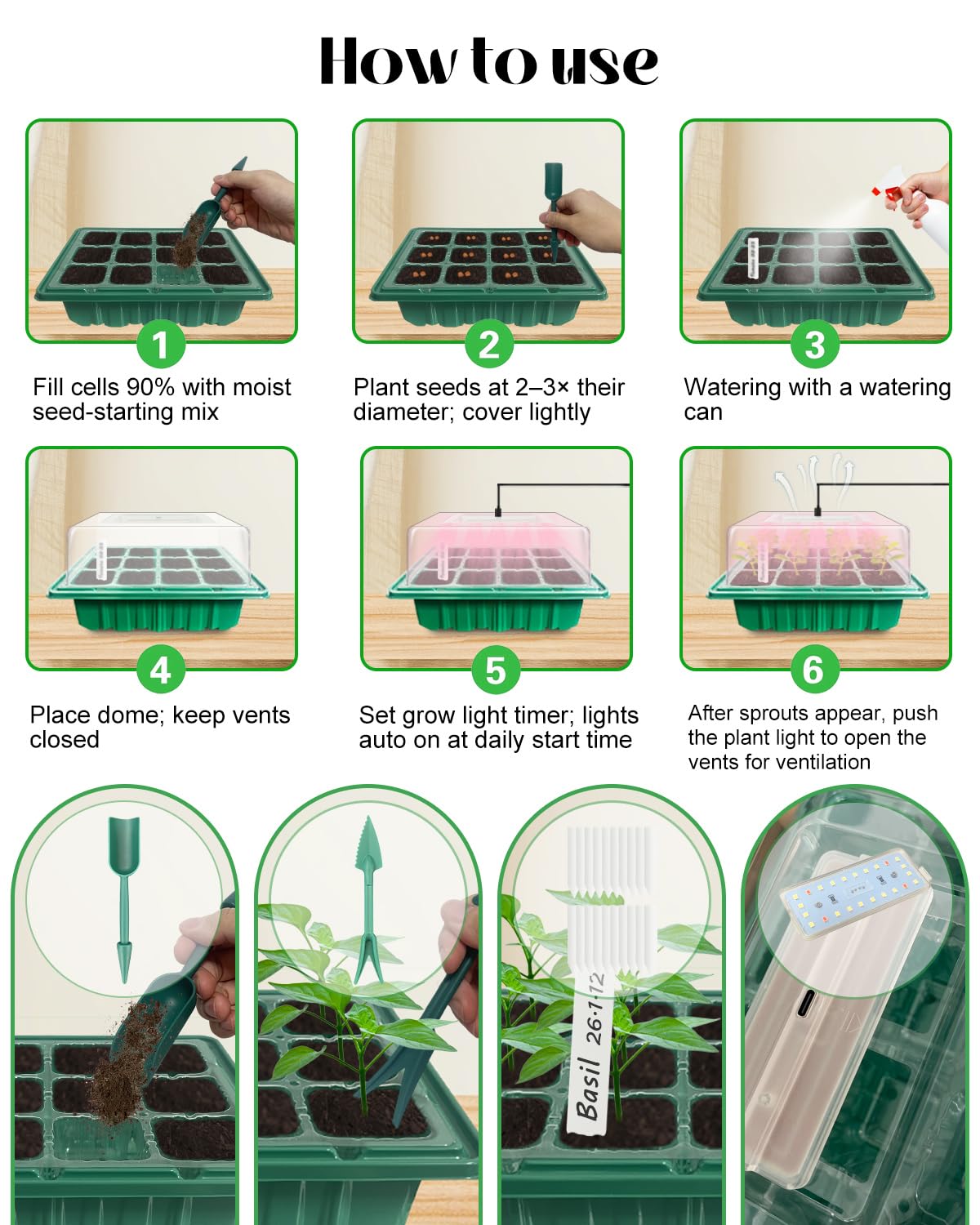 FYLXURO dual drainage design keeps trays clean and reduces spills