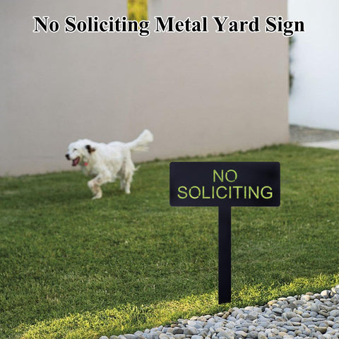 Fynleka sign stake installation shows easy ground placement near your entry.
