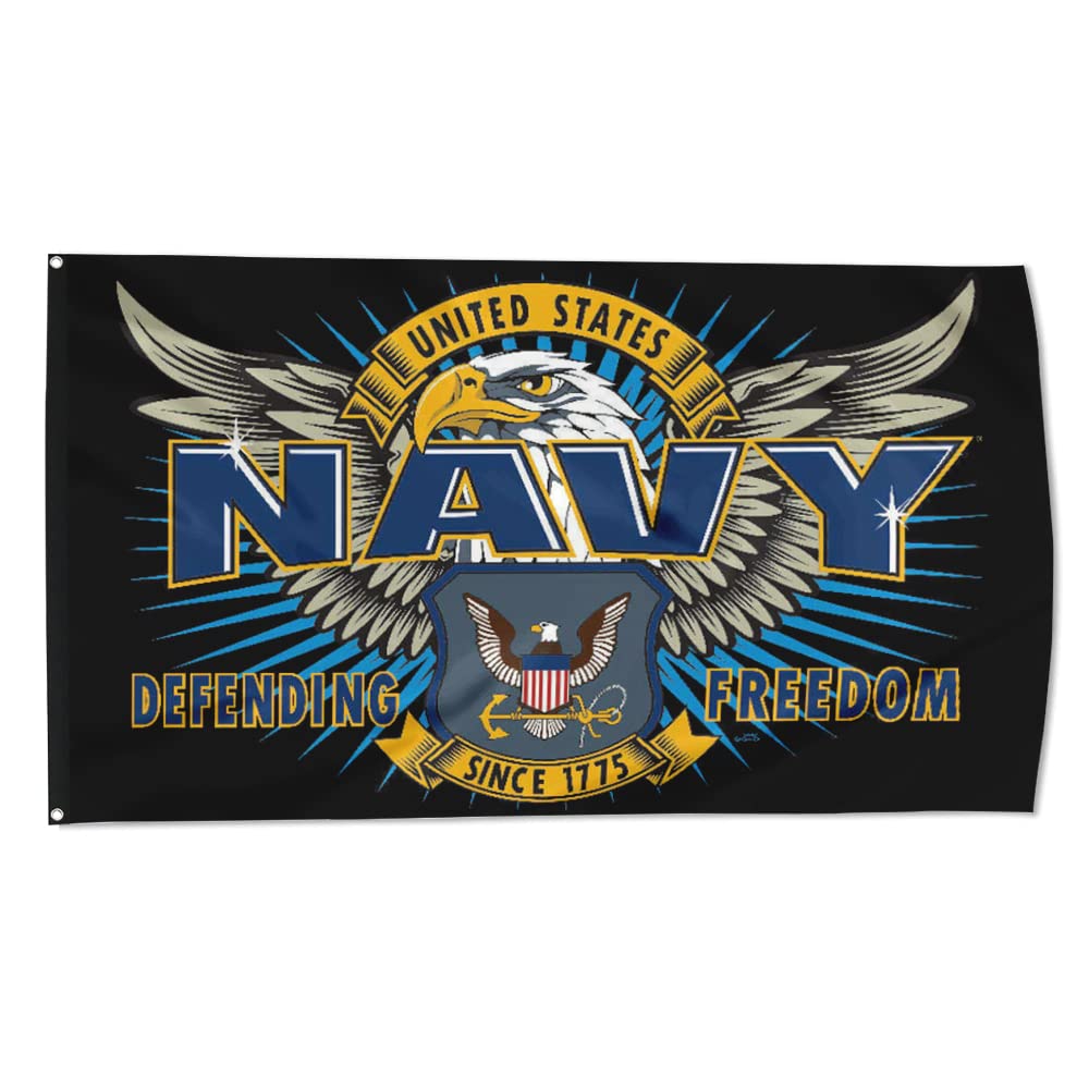 Fyon Defending Freedom flag front view ready for outdoor display