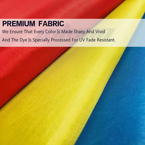 Indoor display of the Fyon SeaBees flag adding vibrant decor