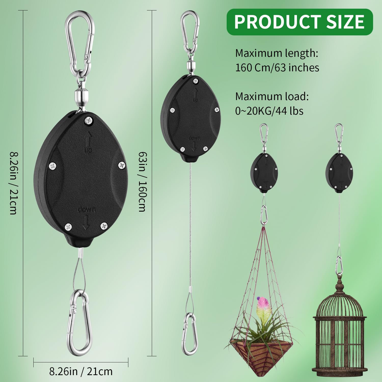 FYRVEXENZI retractable hanger for indoor and outdoor setups saves space and keeps items accessible.