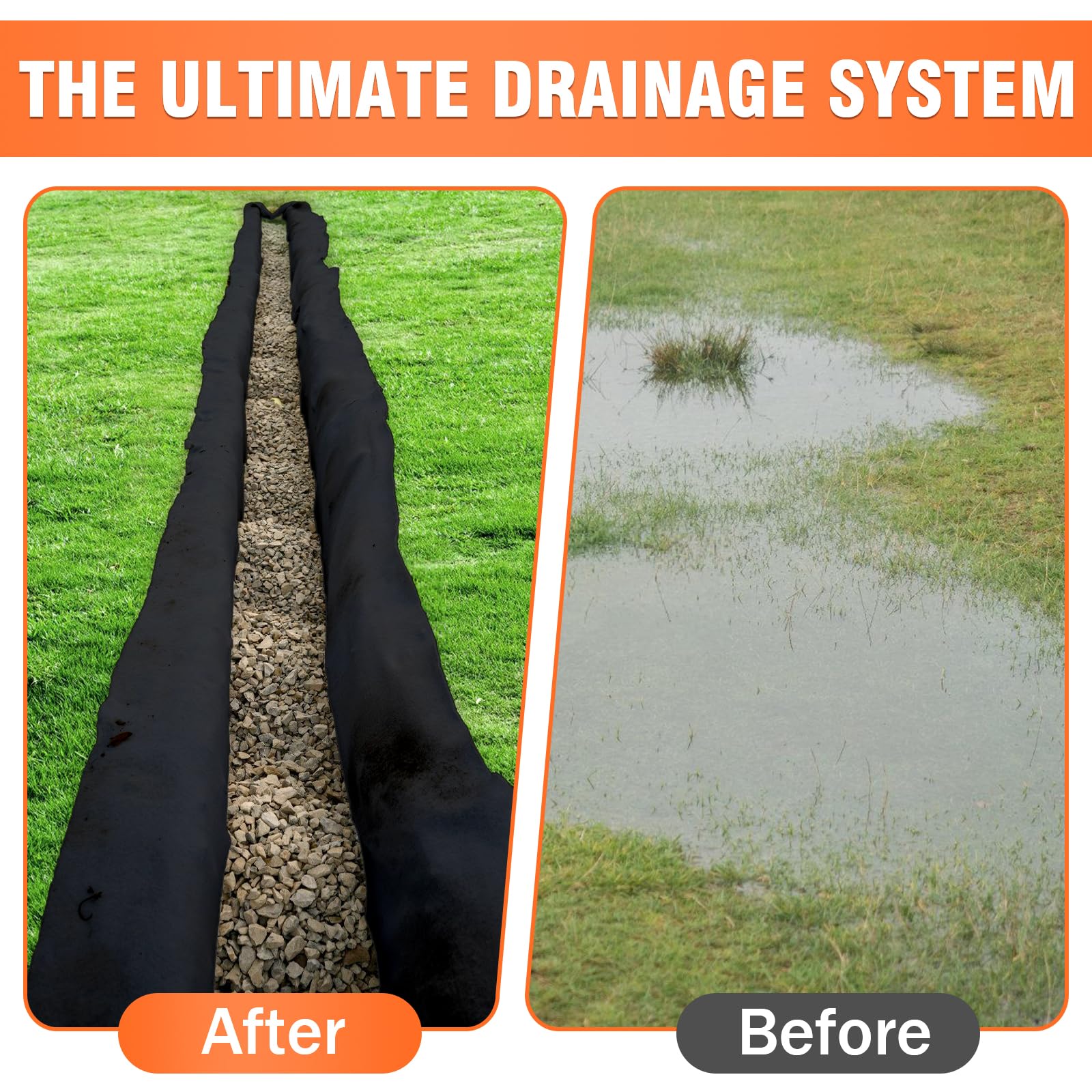 Fysatrix non woven fabric on construction sites ensures project-grade drainage.