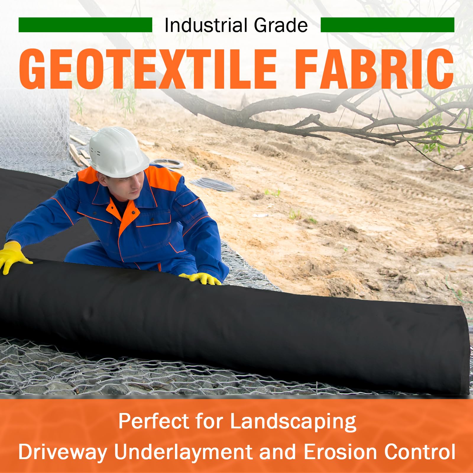 Fysatrix fabric behind retaining walls reduces washout and preserves structure.