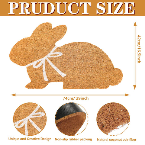 FYSUIMU 16.5x29 doormat fits indoor or outdoor entrances.
