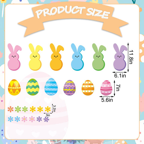 FYSUIMU Easter egg magnets brighten fridges for festive decor.