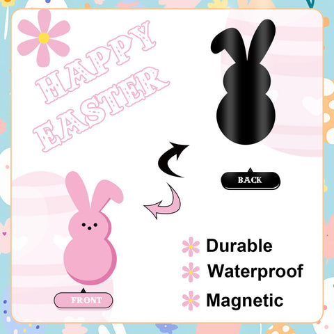 FYSUIMU pastel flower magnets add spring ambiance.