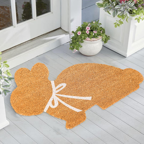 FYSUIMU non-slip entrance mat stays in place on busy thresholds.