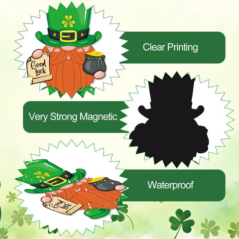 FYSUIMU gold coins magnet for an emerald holiday accent