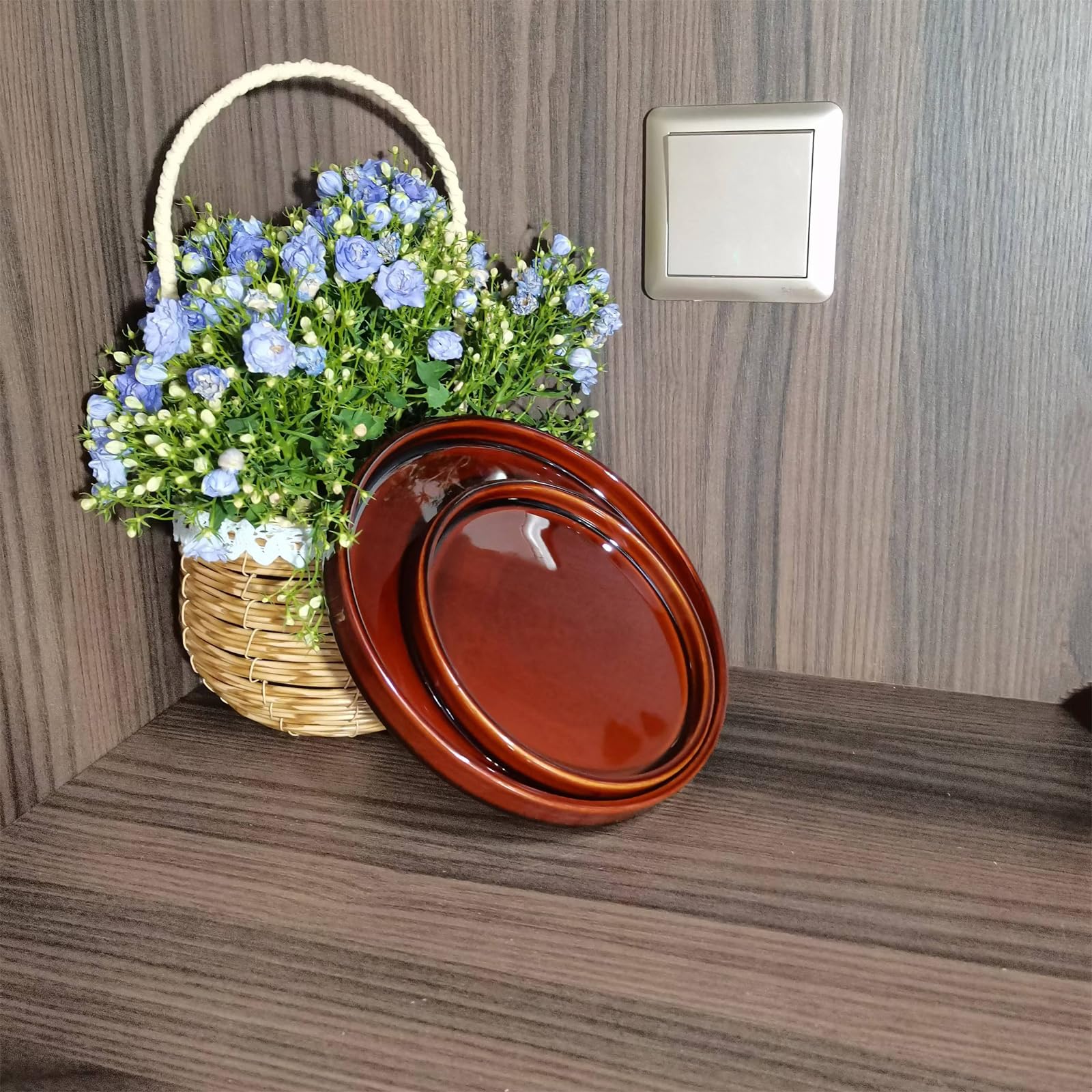 Fzfeiyy drainage tray fits pots up to seven inches