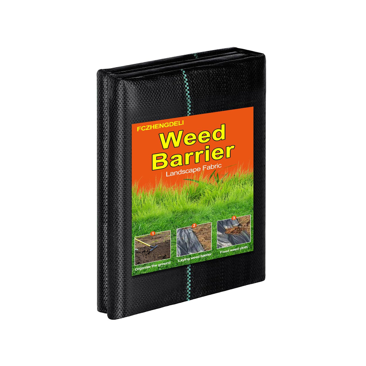 FZHENGDELI heavy-duty 4x50ft weed barrier for durable weed control in landscapes