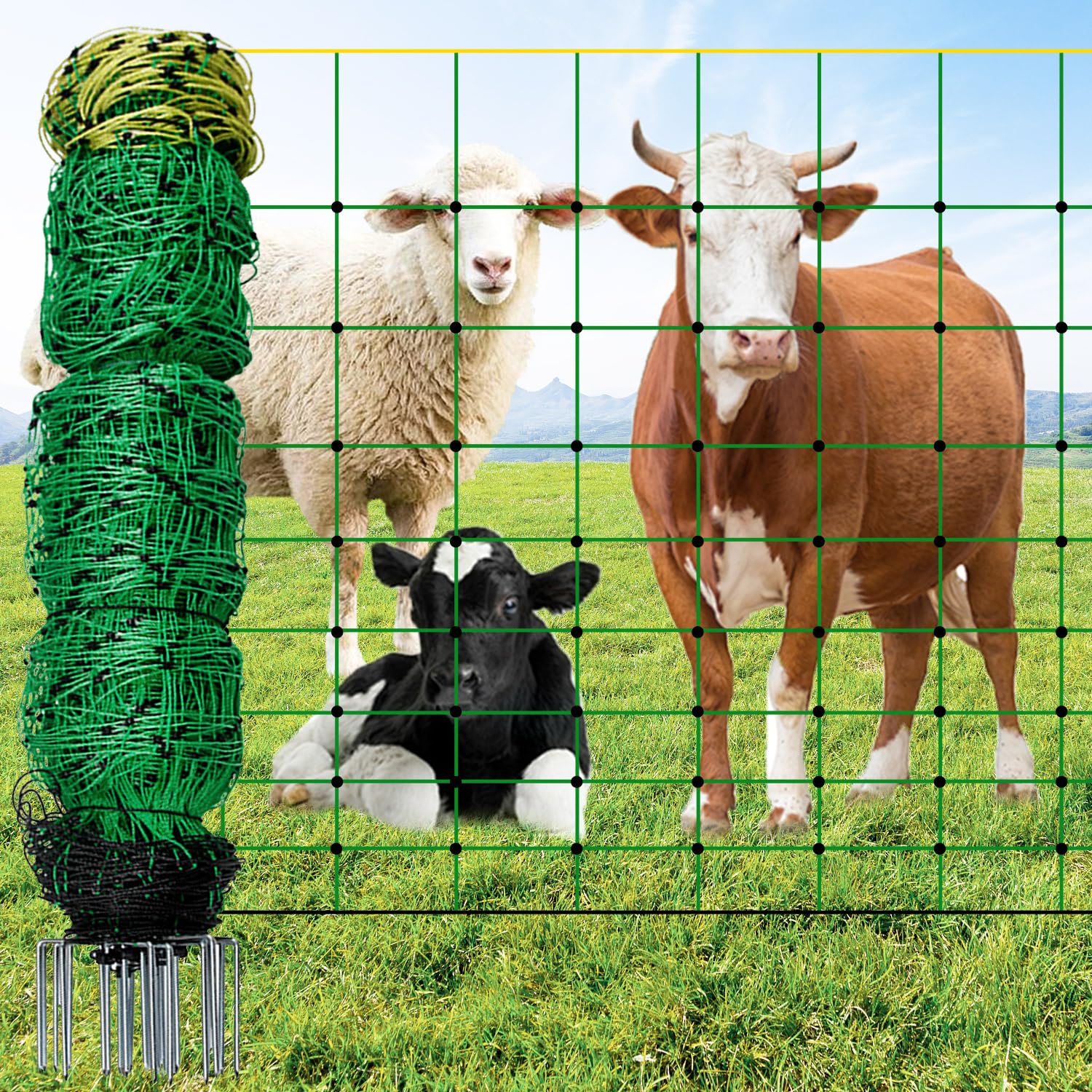FZIFZI electric fence netting assembly ready for reliable livestock containment