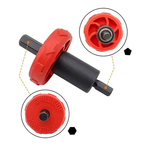 FZJDSD drill bit insertion ease with adapter in hand