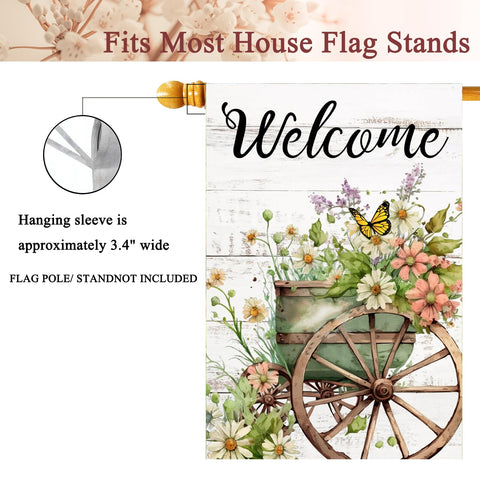 FZMHASLWW Yellow butterfly adds whimsical spring detail