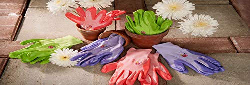 G & F Products gloves designed for weeding, digging, and pruning tasks.