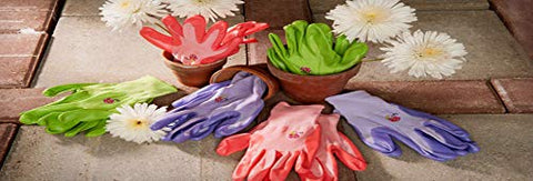 G & F Products gloves designed for weeding, digging, and pruning tasks.