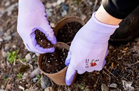 G & F Products non-slip coating improves control when carrying rocks.