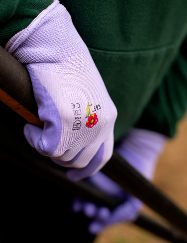 G & F Products breathable nylon shell keeps hands cool during gardening