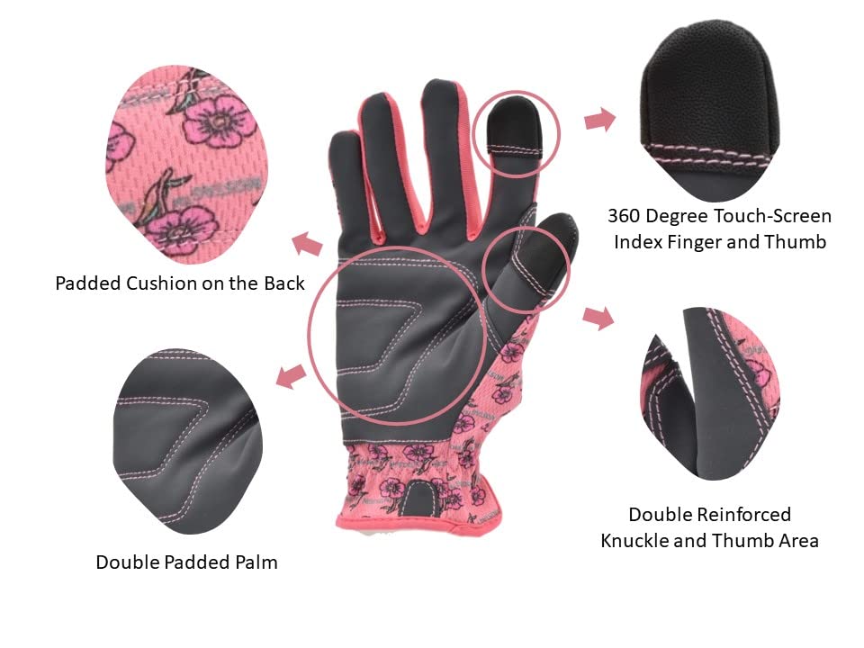 G & F Products breathable materials keep hands cool during long sessions.