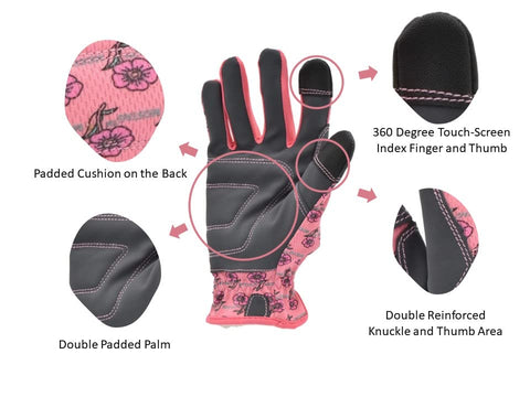 G & F Products breathable materials keep hands cool during long sessions.