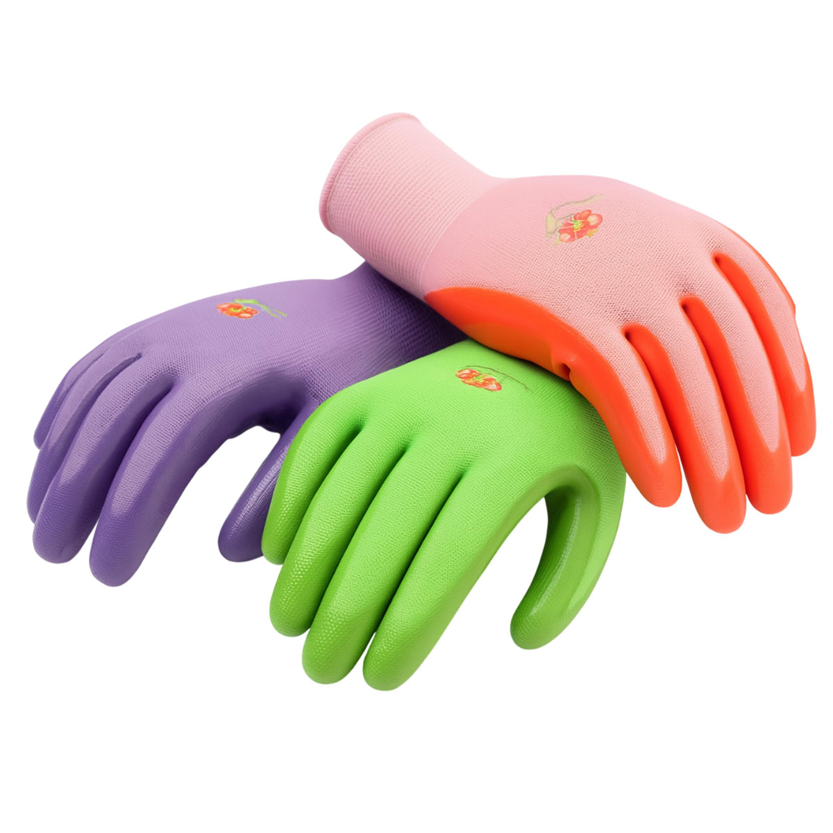 G & F Products women's garden gloves with micro-foam palm protect hands while weeding.