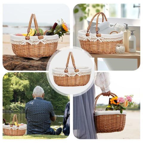 G GOOD GAIN fits bottles, glasses, and snacks for gatherings.
