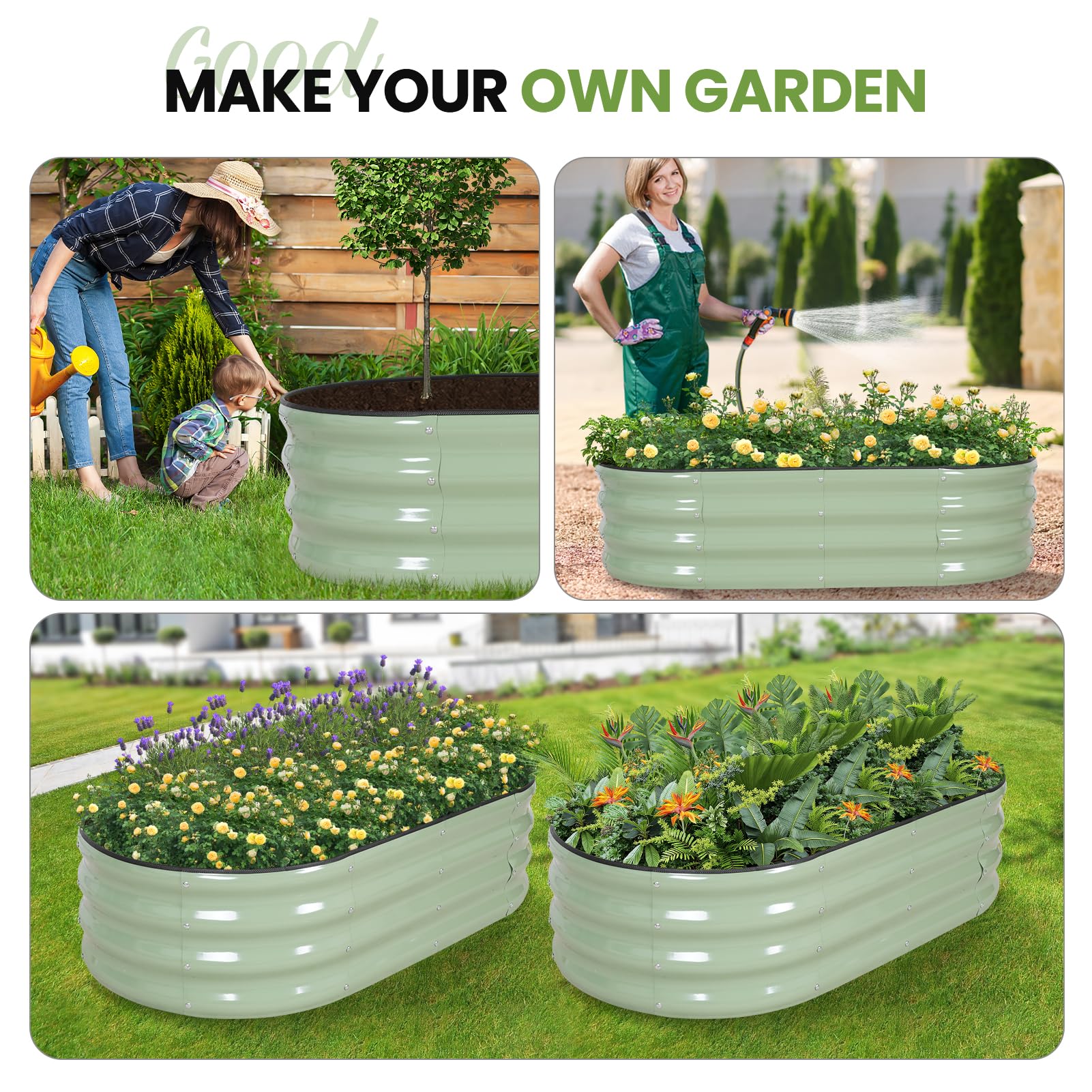 G GOOD GAIN lightweight, sturdy bed is portable for flexible layouts