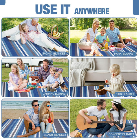 Machine washable G GOOD GAIN picnic blanket for easy cleanup