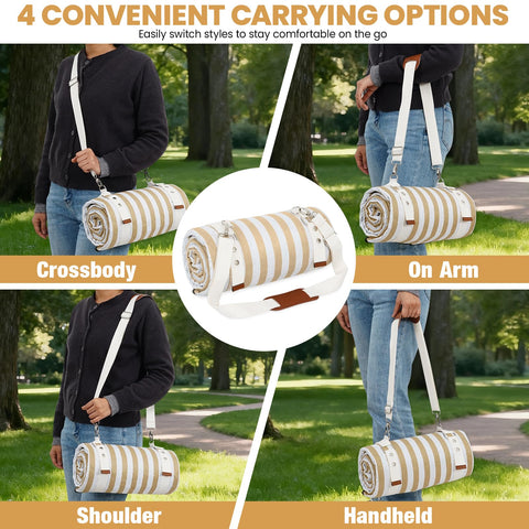 G GOOD GAIN blanket uses durable Oxford fabric for lasting use.