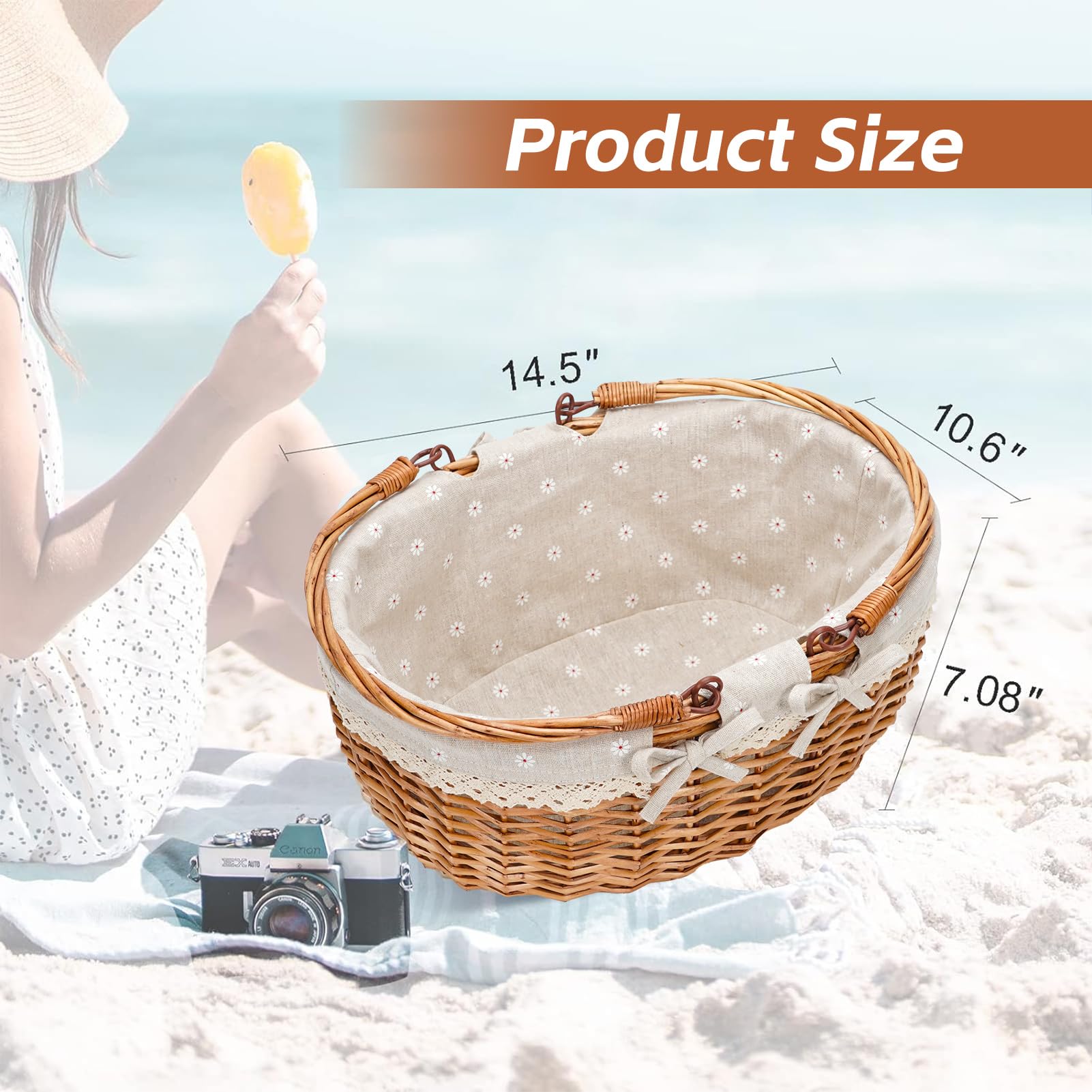 G GOOD GAIN removable white liner keeps contents clean and easy to wash.