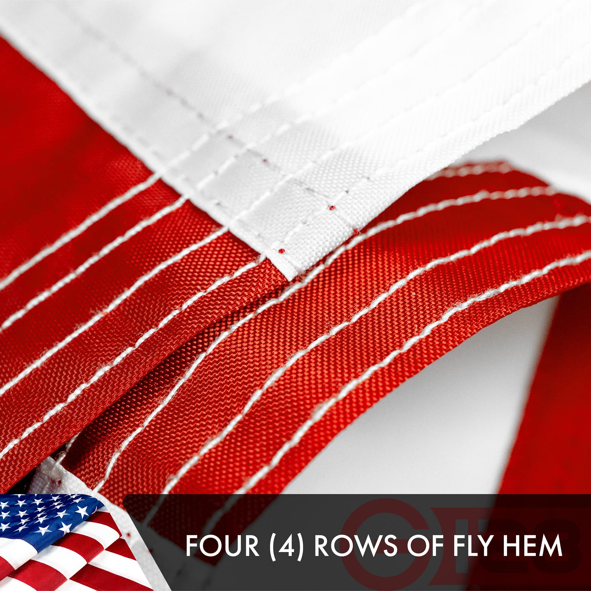 G128 210D polyester flag material delivers durable indoor/outdoor performance